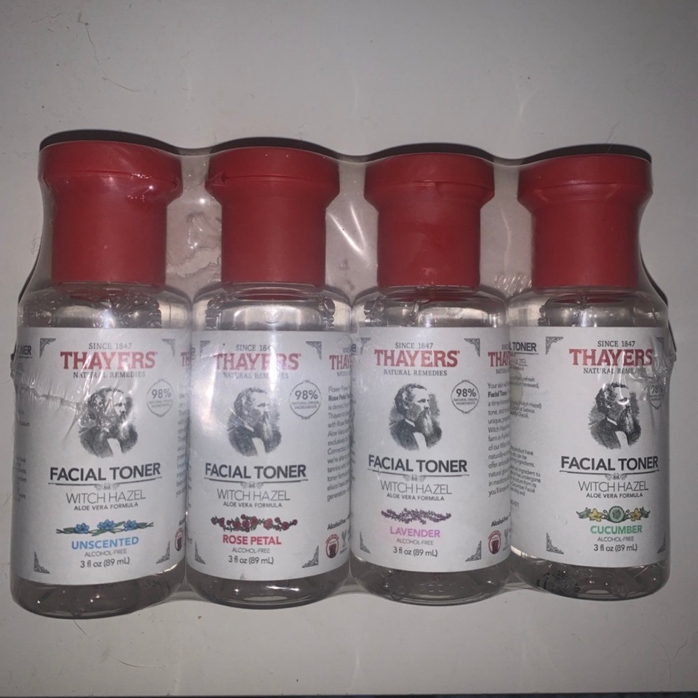 Thayers Facial Toner Minis 4-pack